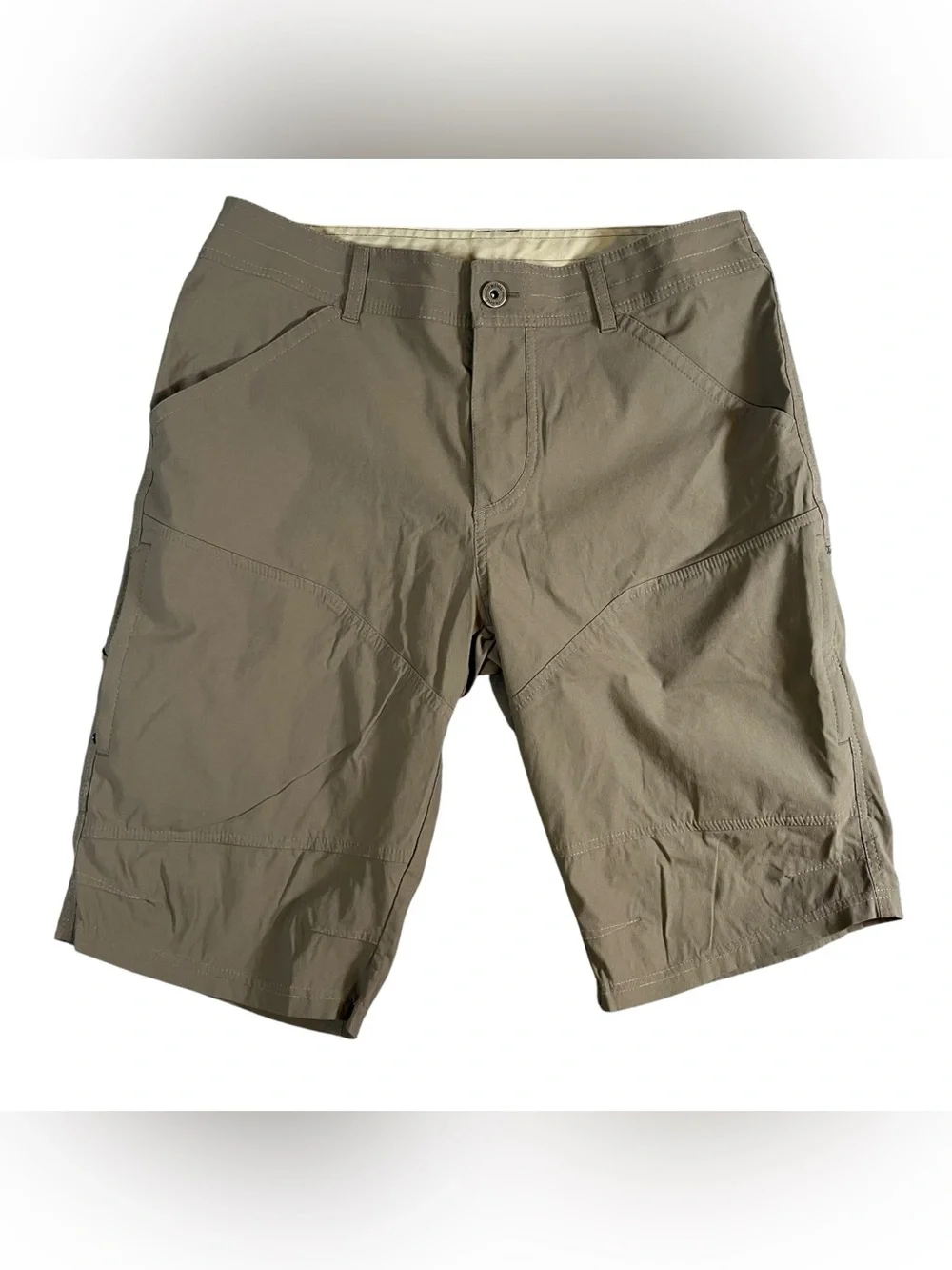 Kuhl Shorts Adult 33 Brown Renegade Short Pockets Hiking Outdoor Stretch Mens